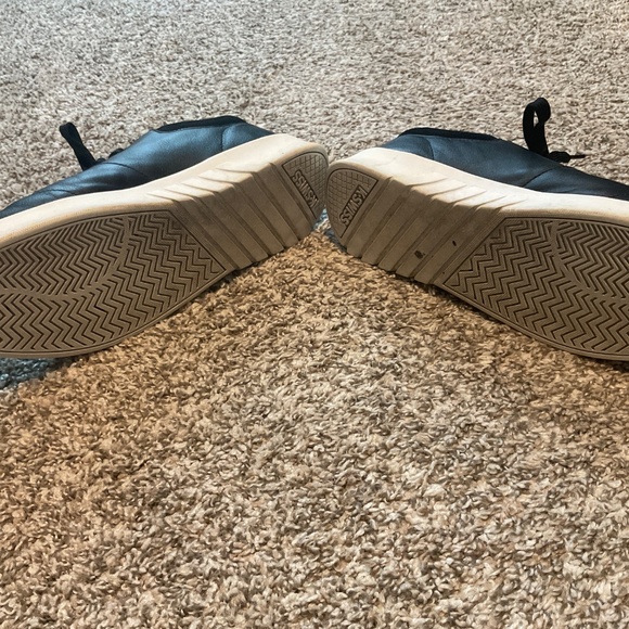 Mens KSwiss court style black leather sneaker size 11 - Picture 4 of 5